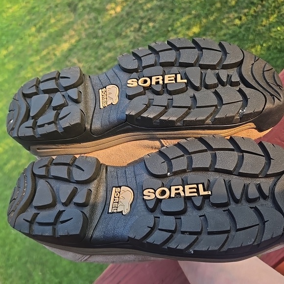 Sorel Beige Waterfall Boots Fleece Collar ZIP Waterproof Thinsulate Ultra US 8 - Picture 6 of 8